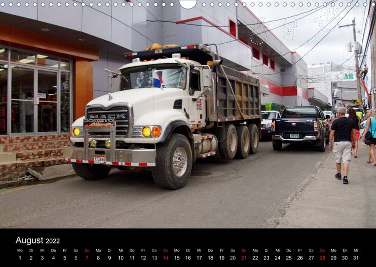 Produktbild: Trucks zwischen Panama und Costa Rica. (Wandkalender 2022 DIN A3 quer)