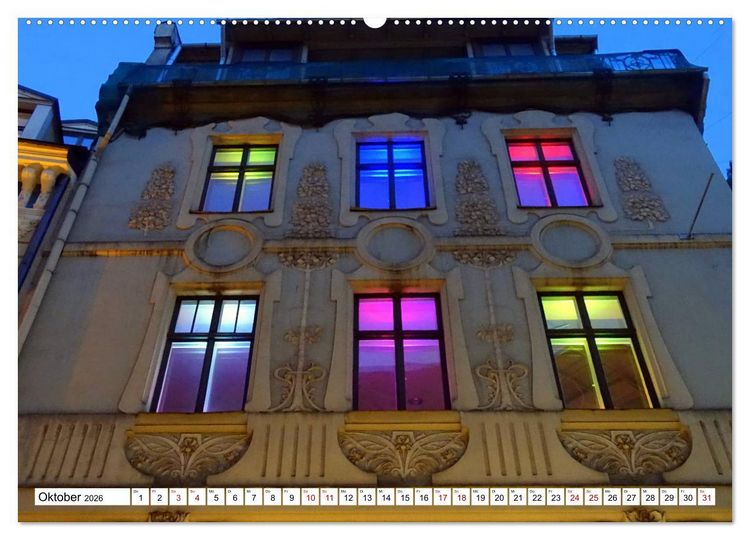 Produktbild: Glanzlichter Rigas - Lettlands prachtvolle Hauptstadt (hochwertiger Premium Wandkalender 2026 DIN A2 quer), Kunstdruck in Hochglanz