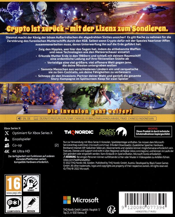 Produktbild: Destroy All Humans! 2 - Reprobed