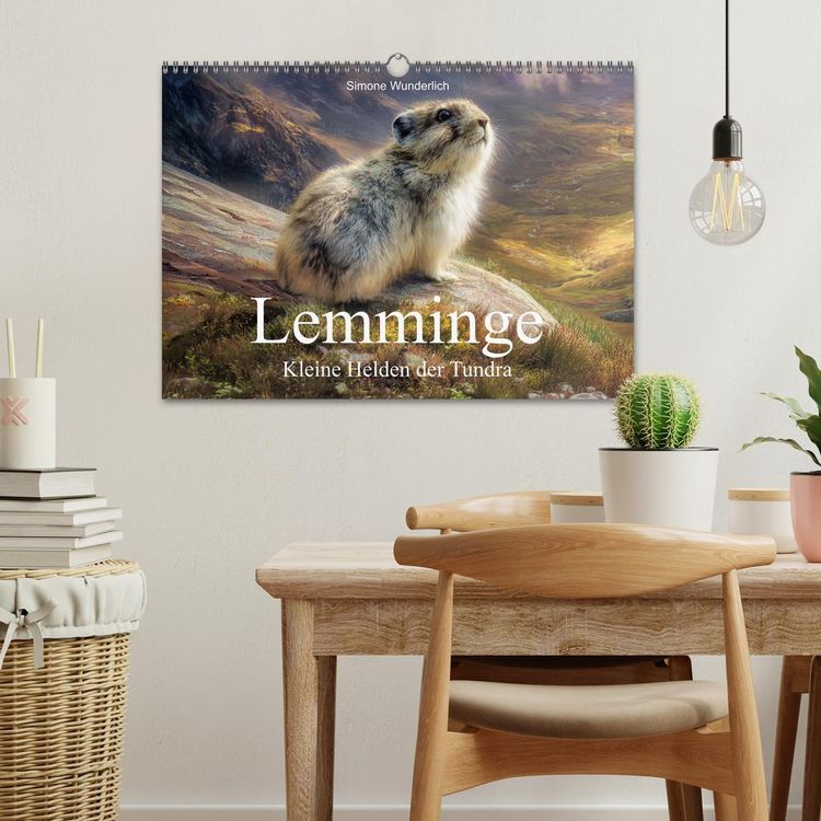 Produktbild: Lemminge - Kleine Helden der Tundra (Wandkalender 2027 DIN A3 quer), CALVENDO Monatskalender