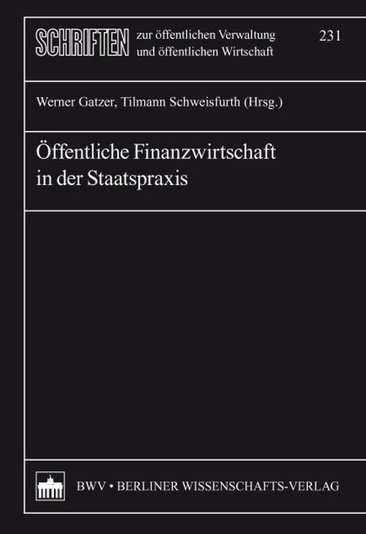 Produktbild: &Ouml;ffentliche Finanzwirtschaft in der Staatspraxis