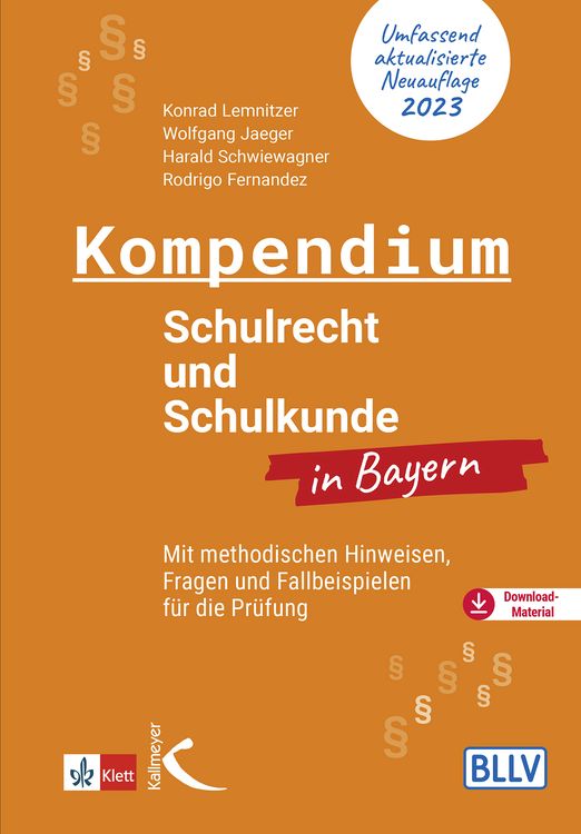 Produktbild: Kompendium Schulrecht und Schulkunde in Bayern