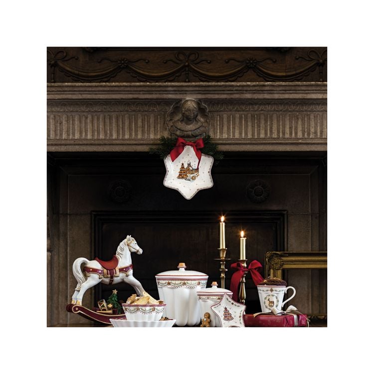 Produktbild: Villeroy & Boch Winter Bakery Delight Sternschale mittel, Lebkuchendorf