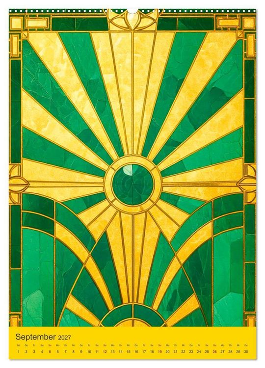 Produktbild: Art Deco Luxury &ndash; Golden Twenties (hochwertiger Premium Wandkalender 2027 DIN A2 hoch), Kunstdruck in Hochglanz