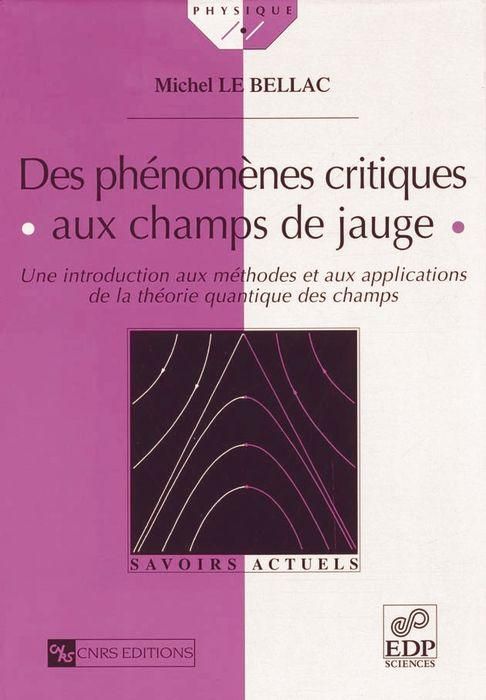 Produktbild: Des ph&eacute;nom&egrave;nes critiques aux champs de jauge
