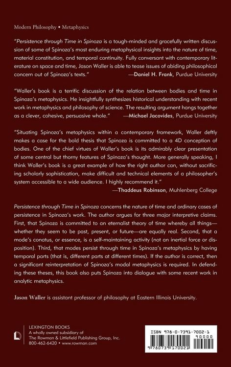 Produktbild: Persistence through Time in Spinoza
