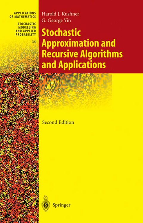 Produktbild: Stochastic Approximation and Recursive Algorithms and Applications