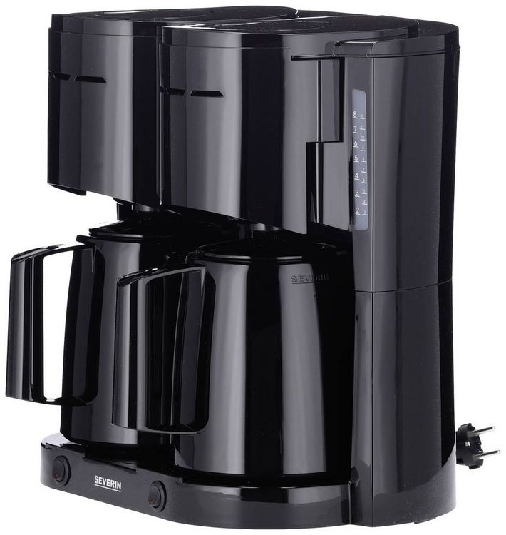 Produktbild: Severin KA 9315 Kaffeemaschine Schwarz Fassungsverm&ouml;gen Tassen=16 Isolierkanne