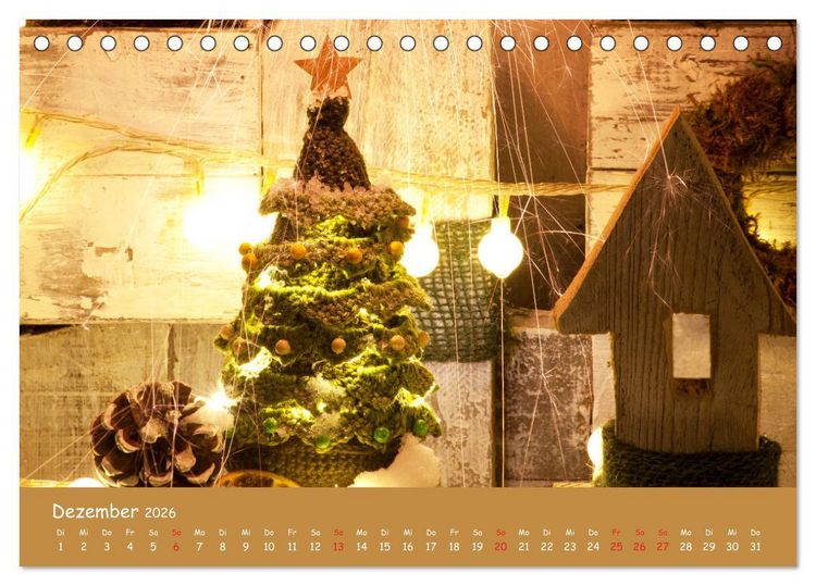 Produktbild: Aus Liebe zum H&auml;keln (Tischkalender 2026 DIN A5 quer), CALVENDO Monatskalender