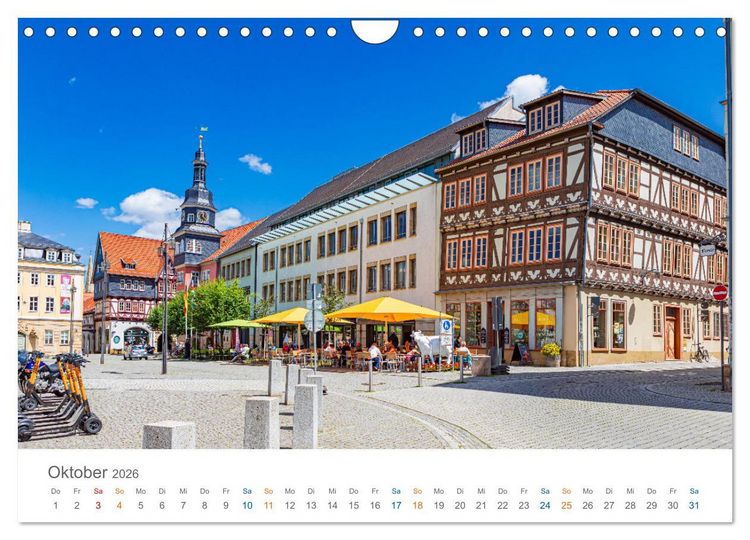 Produktbild: Eisenach - zu F&uuml;&szlig;en der Wartburg (Wandkalender 2026 DIN A4 quer), CALVENDO Monatskalender