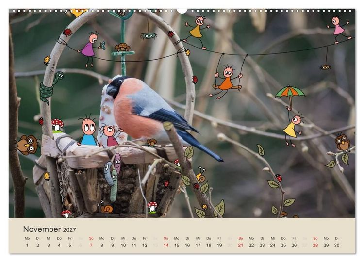 Produktbild: Das Leben der kleinen Pankies (hochwertiger Premium Wandkalender 2027 DIN A2 quer), Kunstdruck in Hochglanz