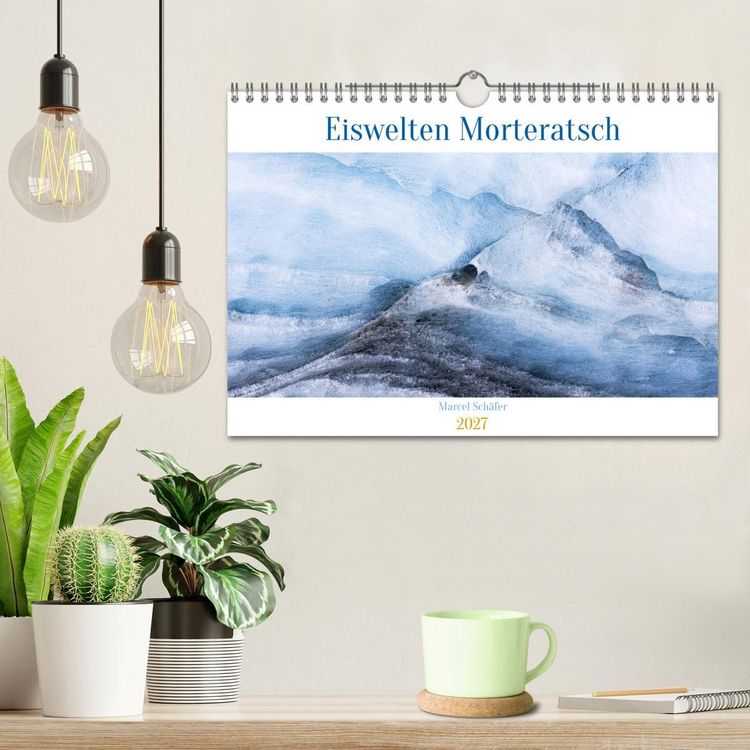 Produktbild: Eiswelten Morteratsch (Wandkalender 2027 DIN A4 quer), CALVENDO Monatskalender