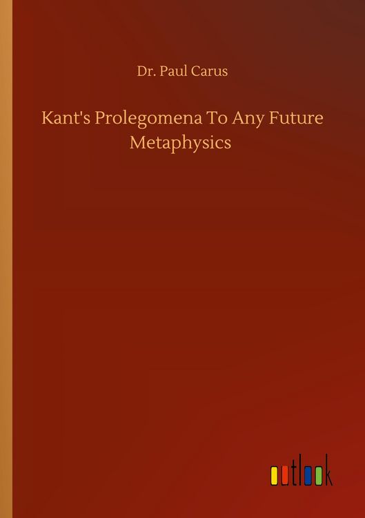 Produktbild: Kant's Prolegomena To Any Future Metaphysics