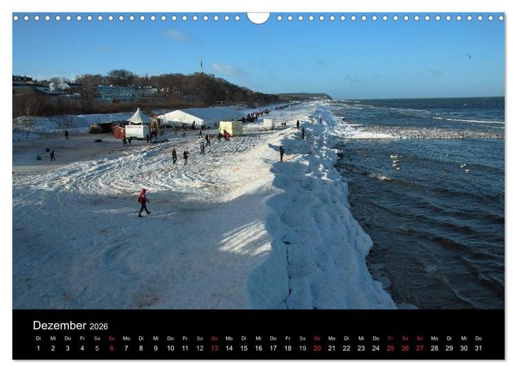 Produktbild: Impressionen von der Insel Usedom (Wandkalender 2026 DIN A3 quer), CALVENDO Monatskalender