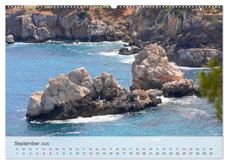 Produktbild: Cala Deia - Mallorcas Traumbucht (Wandkalender 2026 DIN A2 quer), CALVENDO Monatskalender