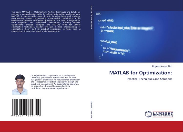 Produktbild: MATLAB for Optimization: