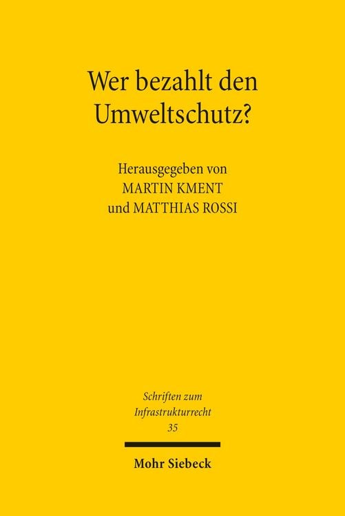 Produktbild: Wer bezahlt den Umweltschutz?