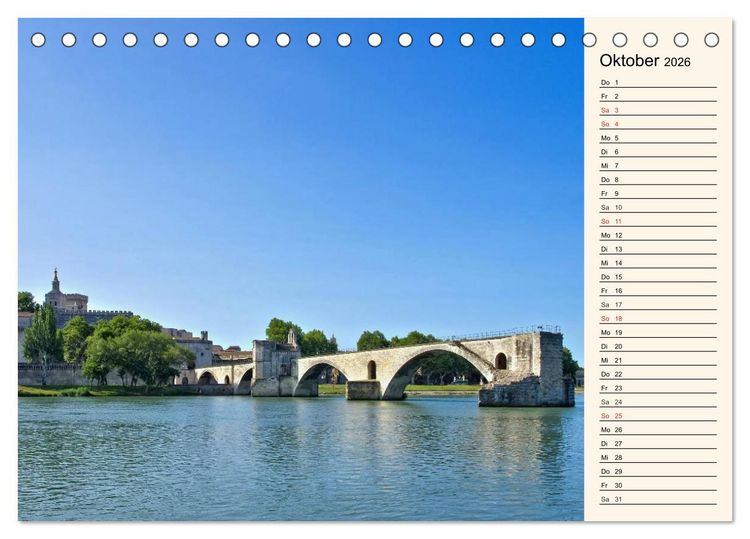 Produktbild: Verzaubernde Provence (Tischkalender 2026 DIN A5 quer), CALVENDO Monatskalender