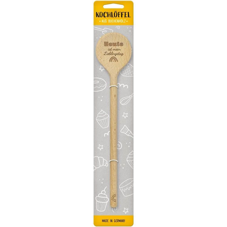 Produktbild: GRUSS & CO Kochl&ouml;ffel Motiv: Heute ist mein Lieblingstag