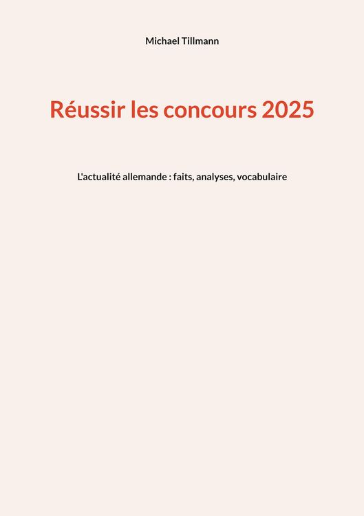 Produktbild: R&eacute;ussir les concours 2025