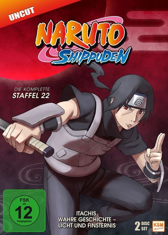 Produktbild: Naruto Shippuden - Staffel 22: Itachis wahre Geschichte - Licht und Finsternis (Folgen 671-678) [2 DVDs]
