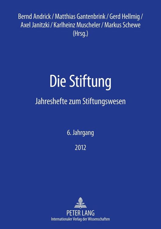 Produktbild: Die Stiftung