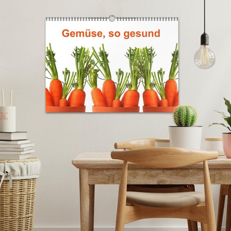 Produktbild: Gem&uuml;se, so gesund (Wandkalender 2026 DIN A3 quer), CALVENDO Monatskalender