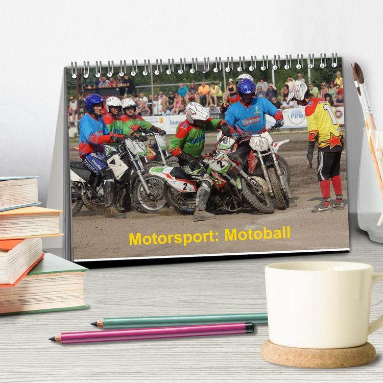 Produktbild: Motorsport: Motoball (Tischkalender 2026 DIN A5 quer), CALVENDO Monatskalender
