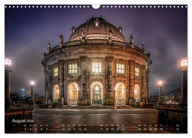 Produktbild: Deutschland Impressionen bei Nacht (Wandkalender 2026 DIN A3 quer), CALVENDO Monatskalender