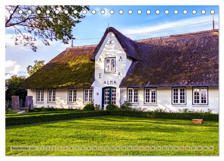 Produktbild: IN SYLT VERLIEBT (Tischkalender 2027 DIN A5 quer), CALVENDO Monatskalender