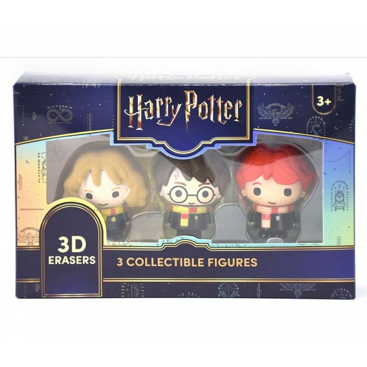 Produktbild: Harry Potter 3D-Radiergummis 3er-Pack 11x17cm