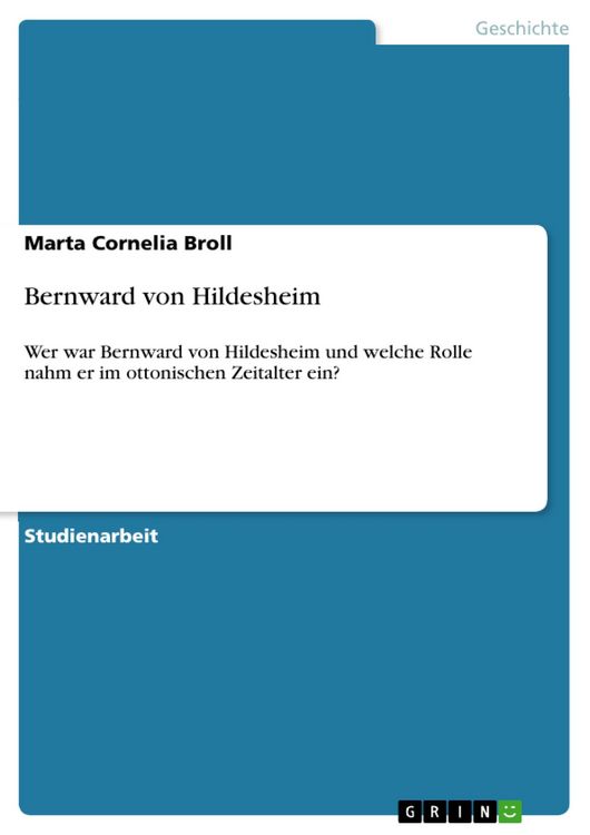 Produktbild: Bernward von Hildesheim