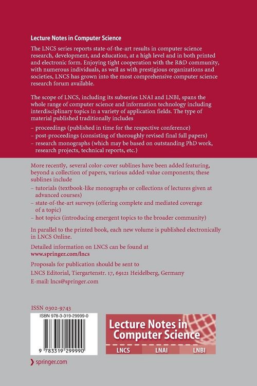 Produktbild: Language and Automata Theory and Applications