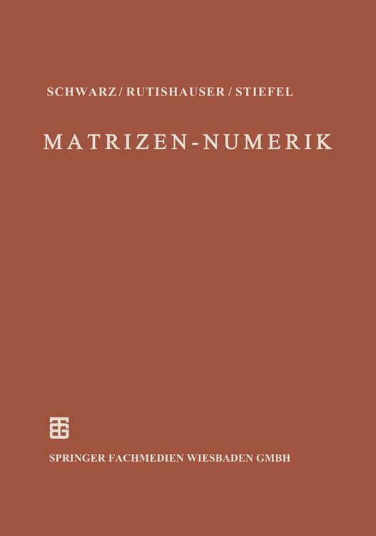 Produktbild: Numerik symmetrischer Matrizen
