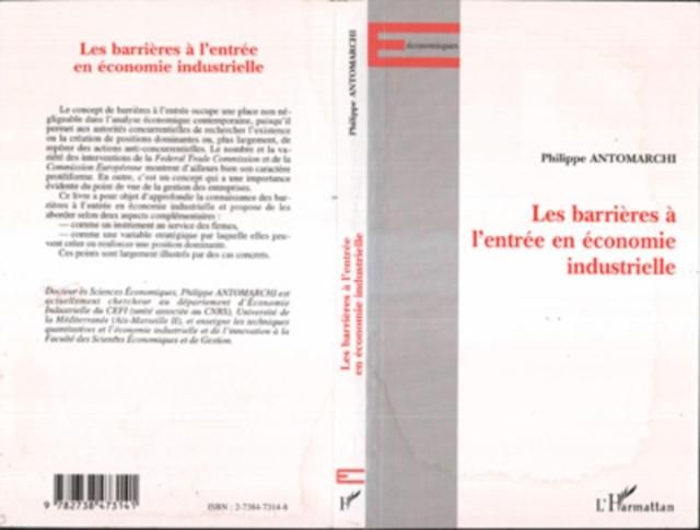 Produktbild: Les Barrieres a L'entree En Economie Industrielle