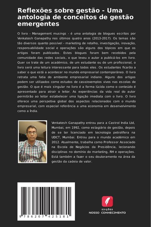 Produktbild: Reflex&otilde;es sobre gest&atilde;o - Uma antologia de conceitos de gest&atilde;o emergentes