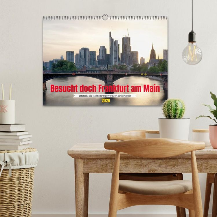 Produktbild: Besucht doch Frankfurt am Main (Wandkalender 2026 DIN A3 quer), CALVENDO Monatskalender