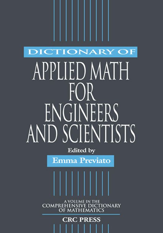 Produktbild: Dictionary of Applied Math for Engineers and Scientists