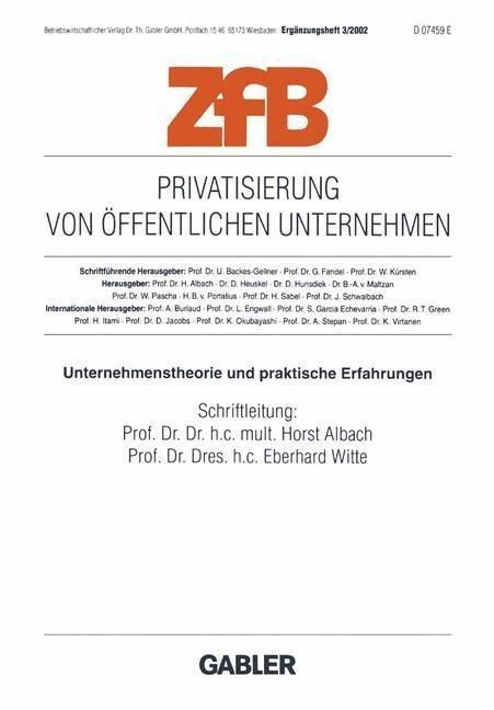 Produktbild: Privatisierung von &ouml;ffentlichen Unternehmen