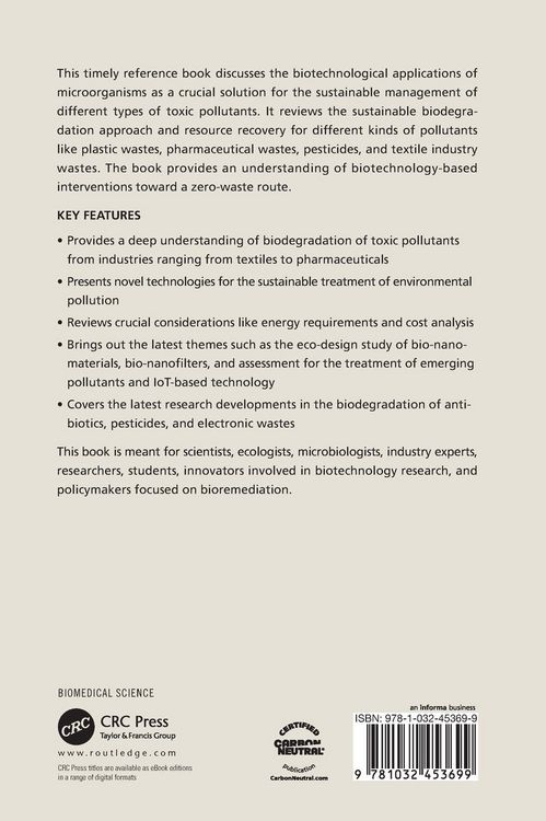 Produktbild: Biodegradation of Toxic and Hazardous Chemicals
