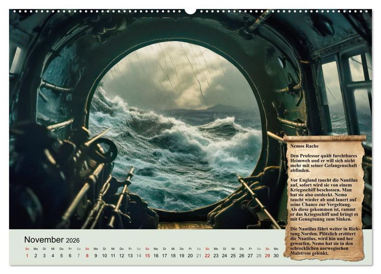 Produktbild: Reise unter dem Meer (hochwertiger Premium Wandkalender 2026 DIN A2 quer), Kunstdruck in Hochglanz