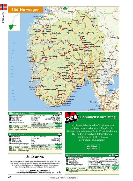 Produktbild: ACSI Campingf&uuml;hrer Europa 2026