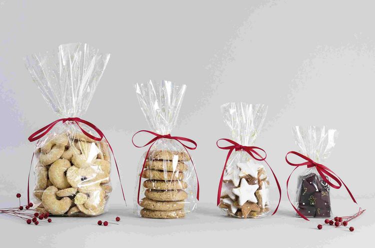 Produktbild: Folia Bio Zellglasbeutel M Weihnachten, 115x190mm, 10 St&uuml;ck