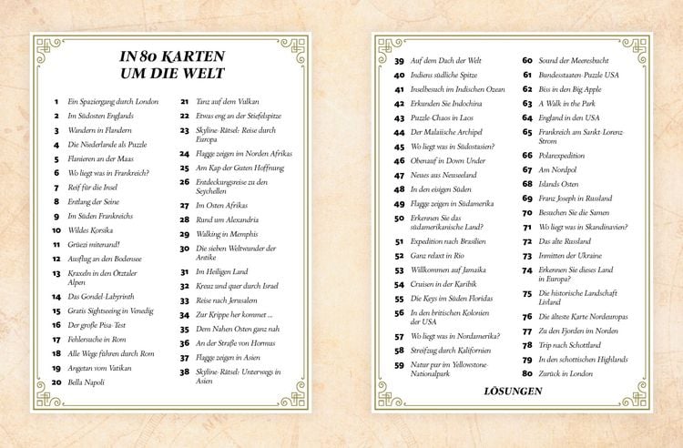 Produktbild: R&auml;tselbuch der Landkarten &bull; In 80 Karten um die Welt