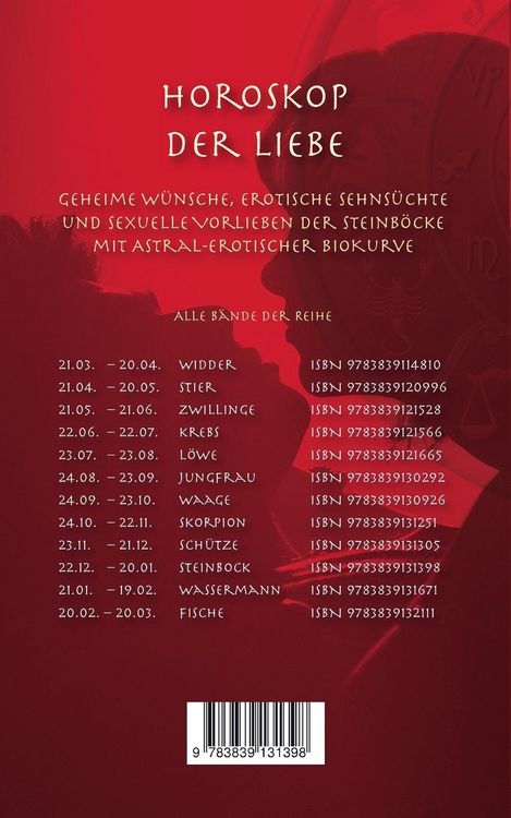 Produktbild: Horoskop der Liebe &ndash; Sternzeichen Steinbock