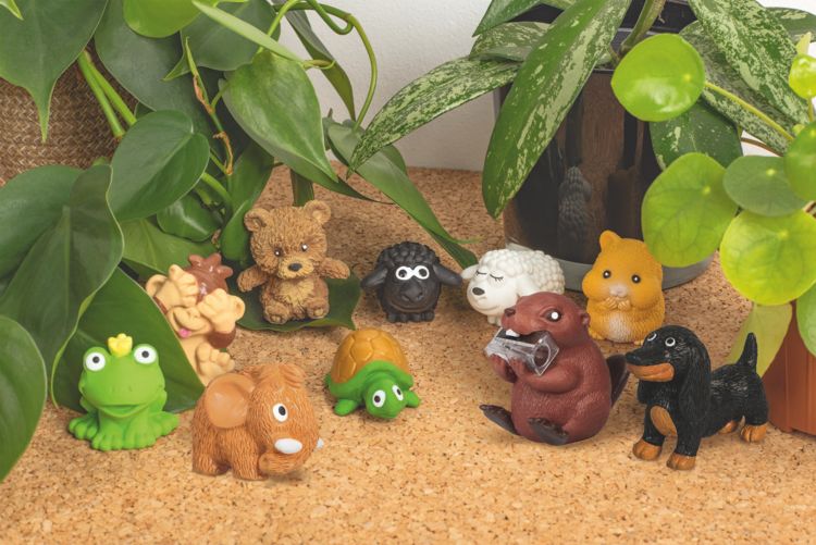 Produktbild: Brunnen Radiergummi &bdquo;Turtle Chilli&ldquo; 3D &brvbar; gr&uuml;n/braun