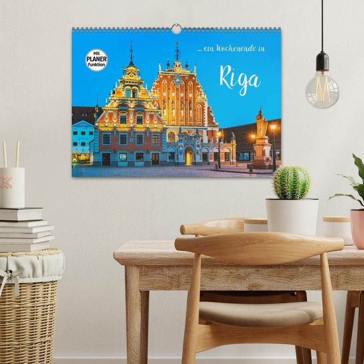 Produktbild: Ein Wochenende in Riga (Wandkalender 2027 DIN A3 quer), CALVENDO Monatskalender