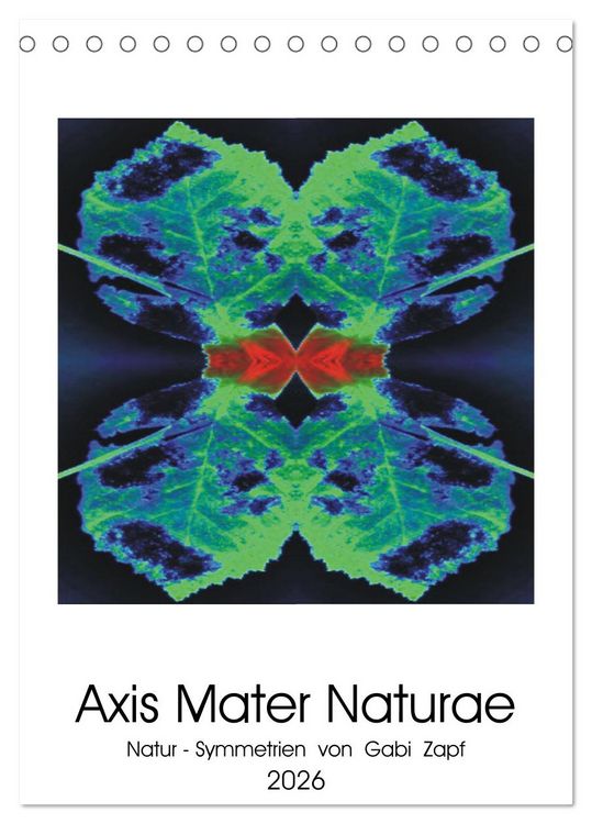 Produktbild: Axis Mater Naturae (Tischkalender 2026 DIN A5 hoch), CALVENDO Monatskalender