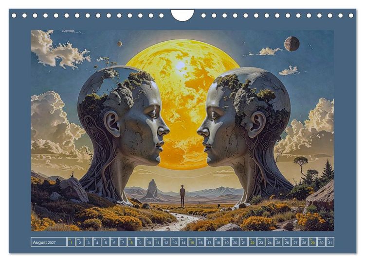 Produktbild: Bewusstseinsdialoge (Wandkalender 2027 DIN A4 quer), CALVENDO Monatskalender