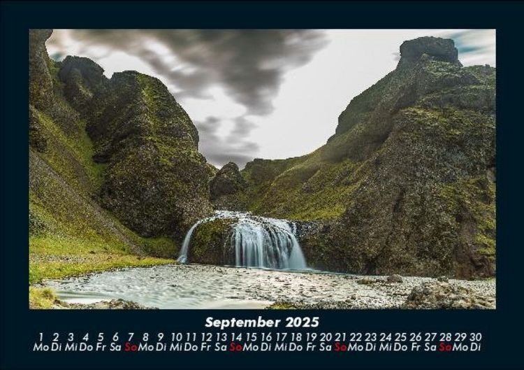 Produktbild: Wasserf&auml;lle 2025 Fotokalender DIN A5